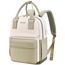 LOVEVOOK 13,3 Zoll Rucksack Damen Klein, Wasserdicht Cityrucksack Handtasche 2 in 1, Mini Tasche Daypack Backpack Women Elegant für Freizeit Schule Reisen Arbeit, Grün Beige