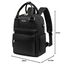 LOVEVOOK Rucksack Damen Klein, Wasserdicht Cityrucksack Handtasche 2 in 1, Mini Tasche Daypack Backpack Women Elegant für Freizeit Schule Reisen Arbeit, Schwarz