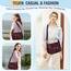 TEUEN Crossbody Bag Damen Große Kapazität Wasserdicht Nylon Umhängetasche Damen Mittelgroß, Casual Handtasche & Leichte Schultertasche Gross Messenger Bag mit Vielen Fächern
