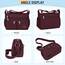 TEUEN Crossbody Bag Damen Große Kapazität Wasserdicht Nylon Umhängetasche Damen Mittelgroß, Casual Handtasche & Leichte Schultertasche Gross Messenger Bag mit Vielen Fächern