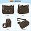 TEUEN Crossbody Bag Damen Große Kapazität Wasserdicht Nylon Umhängetasche Damen Mittelgroß, Casual Handtasche & Leichte Schultertasche Gross Messenger Bag mit Vielen Fächern