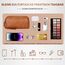 Leathario Rucksakck Damen Set Wasserdicht,Veganes Leder Cityrucksack,Rucksackhandtasche Mittelgroß, Diebstahlsich Tagesrucksack für Büro,Pendeln,Arbeit,Leicht Elegant Backpack Women Groß für Reise