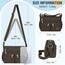 TEUEN Crossbody Bag Damen Große Kapazität Wasserdicht Nylon Umhängetasche Damen Mittelgroß, Casual Handtasche & Leichte Schultertasche Gross Messenger Bag mit Vielen Fächern
