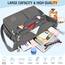 TEUEN Crossbody Bag Damen Große Kapazität Wasserdicht Nylon Umhängetasche Damen Mittelgroß, Casual Handtasche & Leichte Schultertasche Gross Messenger Bag mit Vielen Fächern