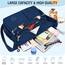 TEUEN Crossbody Bag Damen Große Kapazität Wasserdicht Nylon Umhängetasche Damen Mittelgroß, Casual Handtasche & Leichte Schultertasche Gross Messenger Bag mit Vielen Fächern
