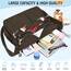 TEUEN Crossbody Bag Damen Große Kapazität Wasserdicht Nylon Umhängetasche Damen Mittelgroß, Casual Handtasche & Leichte Schultertasche Gross Messenger Bag mit Vielen Fächern