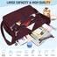 TEUEN Crossbody Bag Damen Große Kapazität Wasserdicht Nylon Umhängetasche Damen Mittelgroß, Casual Handtasche & Leichte Schultertasche Gross Messenger Bag mit Vielen Fächern