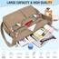 TEUEN Crossbody Bag Damen Große Kapazität Wasserdicht Nylon Umhängetasche Damen Mittelgroß, Casual Handtasche & Leichte Schultertasche Gross Messenger Bag mit Vielen Fächern