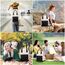 LOVEVOOK 13,3 Zoll Rucksack Damen Klein, Wasserdicht Cityrucksack Handtasche 2 in 1, Mini Tasche Daypack Backpack Women Elegant für Freizeit Schule Reisen Arbeit, Schwarz Beige