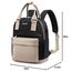 LOVEVOOK Rucksack Damen Klein, Wasserdicht Cityrucksack Handtasche 2 in 1 mit USB Ladeanschluss, Mini Tasche Daypack Backpack Women Elegant für Freizeit Schule Reisen Arbeit, Khaki Schwarz