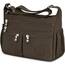 TEUEN Crossbody Bag Damen Große Kapazität Wasserdicht Nylon Umhängetasche Damen Mittelgroß, Casual Handtasche & Leichte Schultertasche Gross Messenger Bag mit Vielen Fächern