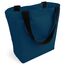 Cottonbagjoe Große Shopper Baumwolltasche 45 × 38 × 10 cm aus 220 g/m² Baumwolle – Stofftasche mit Reißverschluss-Innentasche, Softfinish & schwarzen Henkeln – OEKO-TEX® STANDARD 100