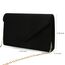 BBjinronjy Clutch Für Hochzeit Kettentasche Damen handtaschen damen klein,elegant Samt Umschlag Crossbody Klassisch Clutch Tasche Abendtasche Hochzeit (Schwarz 2)