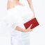 BBjinronjy Clutch Für Hochzeit Kettentasche Damen, handtaschen damen klein,elegant Samt Clutch Umschlag Crossbody Klassisch Tasche Abendtasche Hochzeit (Rot)