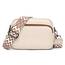 TIAASTAP Damen Umhängetasche Klein Leder Handtasche Crossbody Bag Crossbag Schultertasche Damen Tasche Moderne Taschen mit breitem Schultergurt und 3 Fächern