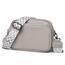 TIAASTAP Damen Umhängetasche Klein Leder Handtasche Crossbody Bag Crossbag Schultertasche Damen Tasche Moderne Taschen mit breitem Schultergurt und 3 Fächern