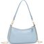 WantGor Clutch Tote Handtaschen, Umhängetasche für Frauen Crossbody Taschen Mini Hobo Bag Retro Vegan Leder Trendy Handtasche (Blau)