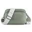 TIAASTAP Damen Umhängetasche Klein Leder Handtasche Crossbody Bag Crossbag Schultertasche Damen Tasche Moderne Taschen mit breitem Schultergurt und 3 Fächern