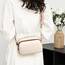 TIAASTAP Damen Umhängetasche Klein Leder Handtasche Crossbody Bag Crossbag Schultertasche Damen Tasche Moderne Taschen mit breitem Schultergurt und 3 Fächern