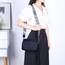 TIAASTAP Damen Umhängetasche Klein Leder Handtasche Crossbody Bag Crossbag Schultertasche Damen Tasche Moderne Taschen mit breitem Schultergurt und 3 Fächern