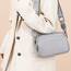 TIAASTAP Damen Umhängetasche Klein Leder Handtasche Crossbody Bag Crossbag Schultertasche Damen Tasche Moderne Taschen mit breitem Schultergurt und 3 Fächern