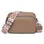 TIAASTAP Damen Umhängetasche Klein Leder Handtasche Crossbody Bag Crossbag Schultertasche Damen Tasche Moderne Taschen mit breitem Schultergurt und 3 Fächern