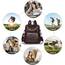 Puwuzixi Frauen Rucksack Wasserdicht Anti-Diebstahl Leichtgewicht PU Mode Reisen Mehrzweck Cabrio Geldbörse Umhängetasche Handtasche Rucksack（Chocolate）