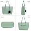TANTOMI Handtasche Damen Set Tasche Mit Geldbörse für Büro Schule Einkauf Handtasche Damen Groß Mit Quasten Damen und Pelz Kugel Plüsch Schlüsselring