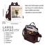 Puwuzixi Frauen Rucksack Wasserdicht Anti-Diebstahl Leichtgewicht PU Mode Reisen Mehrzweck Cabrio Geldbörse Umhängetasche Handtasche Rucksack（Chocolate）