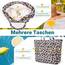 Strandtasche mit Reißverschluss Badetasche XXL Familie Große Beach Bag Shopper Damen, Leicht Faltbare Grosse Schwimmbadtasche, Urlaub Must Have Einkaufstaschen für Reisen Einkaufen Picknick Alltag