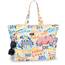 Strandtasche Badetasche Große XXL mit Reißverschluss Familie Beach Bag Shopper Damen, Leicht Faltbare Grosse Schwimmbadtasche, Urlaub Must Have Einkaufstaschen für Reisen Einkaufen Picknick Alltag