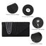 OSDUE Kettentasche, Clutch Damen, Glitzer Abendtasche, Elegante Envelope Tasche Kettentasche Schultertaschen für Hochzeit Party Freizeit Date