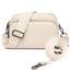 TIAASTAP Damen Umhängetasche Klein Leder Handtasche Crossbody Bag Crossbag Schultertasche Damen Tasche Moderne Taschen mit breitem Schultergurt und 3 Fächern