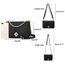 Travistar Kleine Umhängetasche Damen – Handtasche Damen Klein aus Kunstleder, Kette Schulterriemen Tasche Crossbody Bag mit Reißverschluss, Schultertasche für Alltag, Reisen & Geschenk