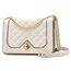 Travistar Kleine Umhängetasche Damen – Handtasche Damen Klein aus Kunstleder, Kette Schulterriemen Tasche Crossbody Bag mit Reißverschluss, Schultertasche für Alltag, Reisen & Geschenk