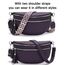 LANXINGLUO bauchtasche damen Lila umhängetasche damen mittelgroß crossbody bag Mit Kreditkartenfach und 2 Schultergurten bags for women