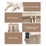 LOVEVOOK Rucksack Damen Groß, 15,6 Zoll Laptop Rucksacktasche Schulrucksack Teenager, Wasserdicht Arbeitstasche Handtasche 2 in 1, Lehrertasche Tagesrucksäcke für Reise Uni Business, Beige Khaki