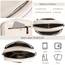 TIAASTAP Damen Umhängetasche Klein Leder Handtasche Crossbody Bag Crossbag Schultertasche Damen Tasche Moderne Taschen mit breitem Schultergurt und 3 Fächern