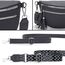 LANXINGLUO bauchtasche damen grau umhängetasche damen mittelgroß crossbody bag Mit Kreditkartenfach und 2 Schultergurten bags for women