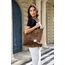 KALIDI FANCY FOREST Wildleder Handtasche Damen Große Handtasche mit Reißverschluss Wildleder Tote Bag Shopper Tasche Schultertasche für Arbeit Schule