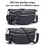 LANXINGLUO bauchtasche damen grau umhängetasche damen mittelgroß crossbody bag Mit Kreditkartenfach und 2 Schultergurten bags for women