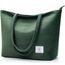 KALIDI FANCY FOREST Wildleder Handtasche Damen Große Handtasche mit Reißverschluss Wildleder Tote Bag Shopper Tasche Schultertasche für Arbeit Schule