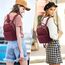 LOVEVOOK Kleiner Rucksack Damen Klein Cityrucksack Handtasche 2 in 1 Wasserdicht Tagesrucksack Mini Backpack Women Elegant Casual Daypack für Reise Freizeit Einkauf Arbeit