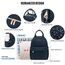 LOVEVOOK Kleiner Rucksack Damen Klein Cityrucksack Handtasche 2 in 1 Wasserdicht Tagesrucksack Mini Backpack Women Elegant Casual Daypack für Reise Freizeit Einkauf Arbeit