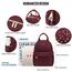LOVEVOOK Kleiner Rucksack Damen Klein Cityrucksack Handtasche 2 in 1 Wasserdicht Tagesrucksack Mini Backpack Women Elegant Casual Daypack für Reise Freizeit Einkauf Arbeit