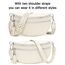 LANXINGLUO Bauchtasche Damen beige umhängetasche Damen mittelgroß Crossbody Bag Mit Kreditkartenfach und 2 Schultergurten Bags for Women