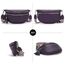 LANXINGLUO bauchtasche damen Lila umhängetasche damen mittelgroß crossbody bag Mit Kreditkartenfach und 2 Schultergurten bags for women