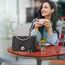 Travistar Kleine Umhängetasche Damen – Handtasche Damen Klein aus Kunstleder, Kette Schulterriemen Tasche Crossbody Bag mit Reißverschluss, Schultertasche für Alltag, Reisen & Geschenk
