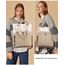 LOVEVOOK Rucksack Damen Groß, 15,6 Zoll Laptop Rucksacktasche Schulrucksack Teenager, Wasserdicht Arbeitstasche Handtasche 2 in 1, Lehrertasche Tagesrucksäcke für Reise Uni Business, Beige Khaki