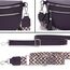LANXINGLUO bauchtasche damen Lila umhängetasche damen mittelgroß crossbody bag Mit Kreditkartenfach und 2 Schultergurten bags for women